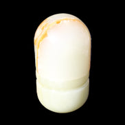 Afghan Jade hand-carved tooth-pick holder 47*90mm 278g in sunlight - Rocks and Things Store