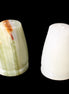 Afghan Jade hand-carved Salt & Pepper shakers 47*67mm 172g+185g in sunlight - Rocks and Things Store