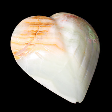 Afghan Jade hand-carved heart shape dish 103*109*26mm 220g in sunlight - Rocks and Things Store