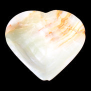 Afghan Jade hand-carved heart shape dish 103*109*26mm 220g in sunlight - Rocks and Things Store