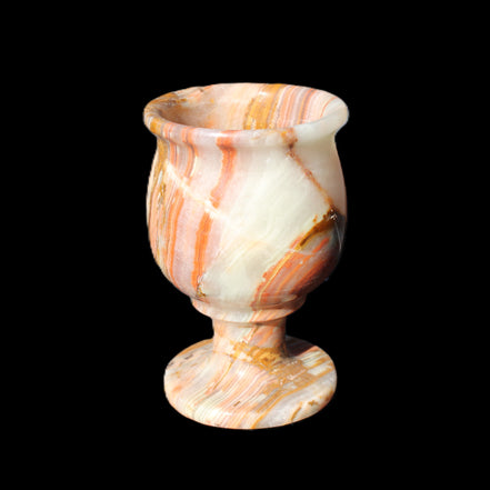 Darker Afghan Jade goblets 350ml 62*100mm 289-295g in sunlight - Rocks and Things Store