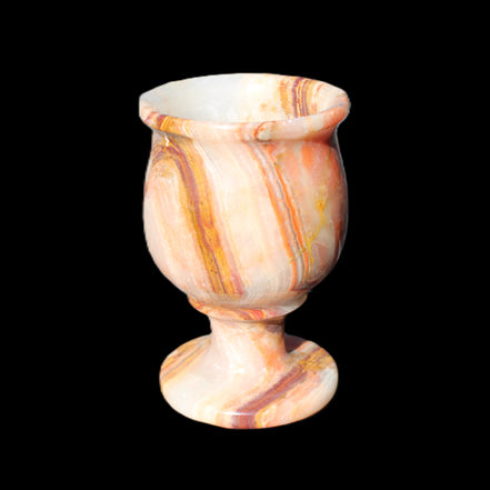 Darker Afghan Jade goblets 350ml 62*100mm 289-295g in sunlight - Rocks and Things Store