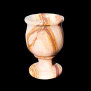 Darker Afghan Jade goblets 350ml 62*100mm 289-295g in sunlight - Rocks and Things Store