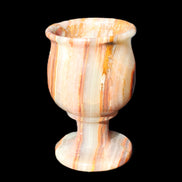 Darker Afghan Jade goblets 350ml 62*100mm 289-295g in sunlight - Rocks and Things Store