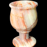 Darker Afghan Jade goblets 350ml 62*100mm 289-295g in sunlight - Rocks and Things Store