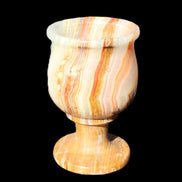 Darker Afghan Jade goblets 350ml 62*100mm 289-295g in sunlight - Rocks and Things Store