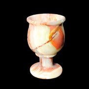 Darker Afghan Jade goblets 350ml 62*100mm 289-295g in sunlight - Rocks and Things Store