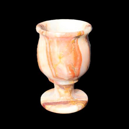 Darker Afghan Jade goblets 350ml 62*100mm 289-295g in sunlight - Rocks and Things Store