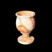 Darker Afghan Jade goblets 350ml 62*100mm 289-295g in sunlight - Rocks and Things Store
