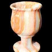 Darker Afghan Jade goblets 350ml 62*100mm 289-295g in sunlight - Rocks and Things Store