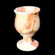 Darker Afghan Jade goblets 350ml 62*100mm 289-295g in sunlight - Rocks and Things Store