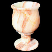Darker Afghan Jade goblets 350ml 62*100mm 289-295g in sunlight - Rocks and Things Store