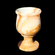 Darker Afghan Jade goblets 350ml 62*100mm 289-295g in sunlight - Rocks and Things Store