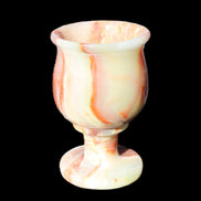 Darker Afghan Jade goblets 350ml 62*100mm 289-295g in sunlight - Rocks and Things Store
