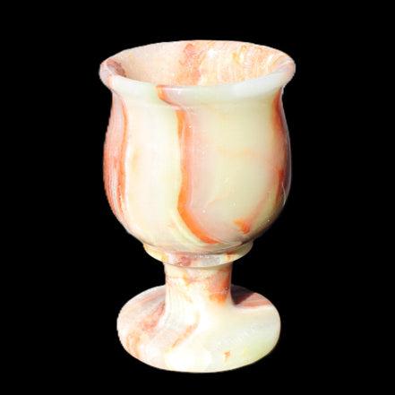 Darker Afghan Jade goblets 350ml 62*100mm 289-295g in sunlight - Rocks and Things Store