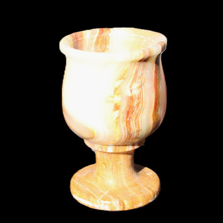Darker Afghan Jade goblets 350ml 62*100mm 289-295g in sunlight - Rocks and Things Store