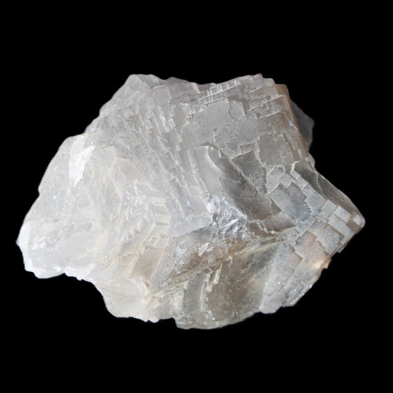 Clear Fluorite cubic cluster 82*58*60mm 404g in sunlight - Rocks and Things Store