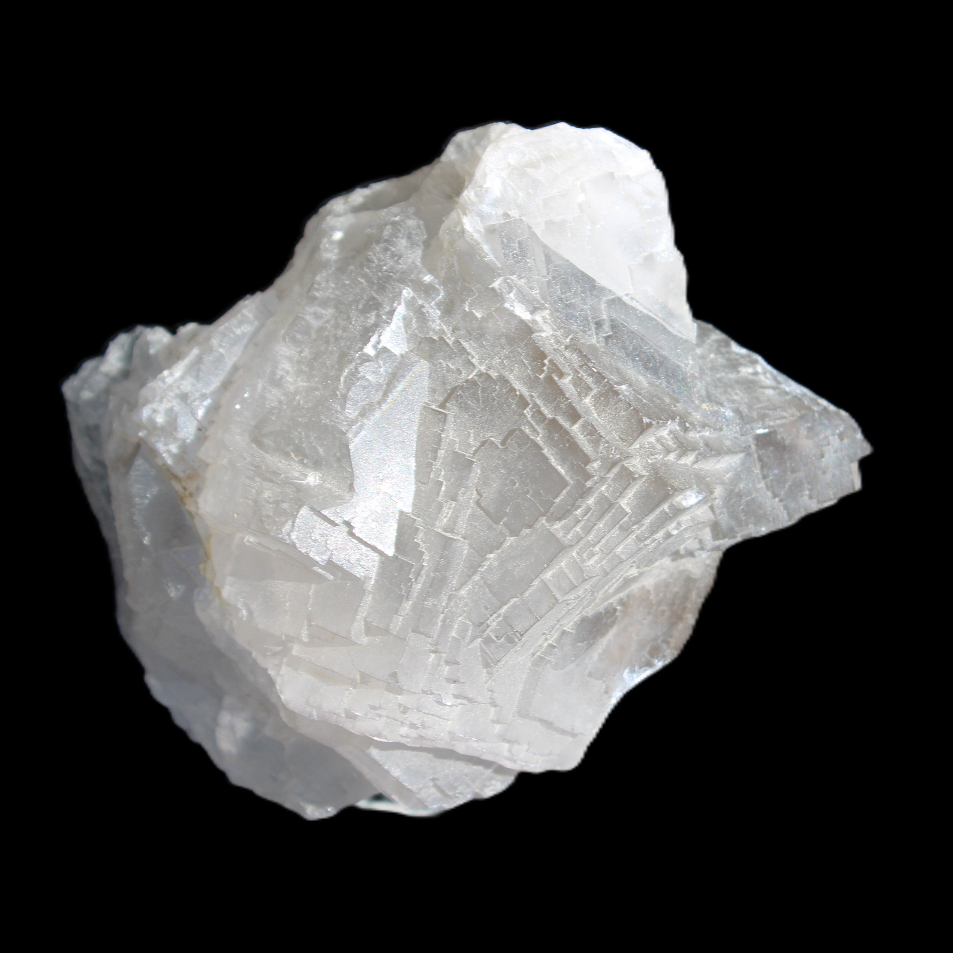 Clear Fluorite cubic cluster 82*58*60mm 404g in sunlight - Rocks and Things Store