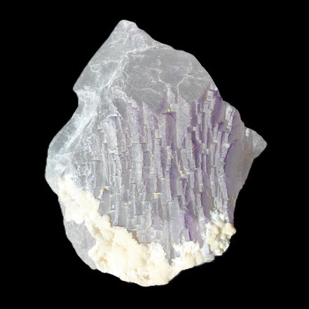 Clear with Violet tinged Fluorite cubic cluster 75*72*55mm 386g in sunlight - Rocks and Things Store