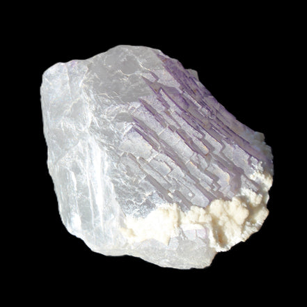 Clear with Violet tinged Fluorite cubic cluster 75*72*55mm 386g in sunlight - Rocks and Things Store