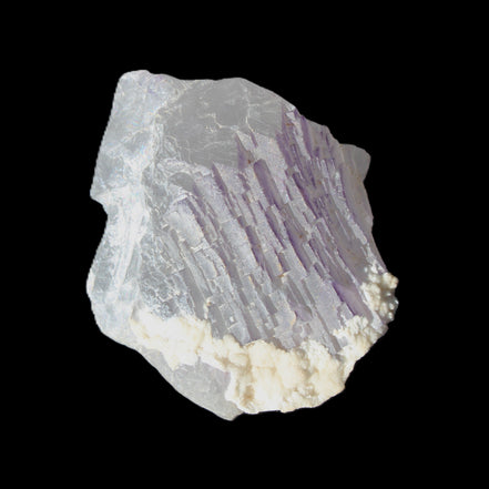 Clear with Violet tinged Fluorite cubic cluster 75*72*55mm 386g in sunlight - Rocks and Things Store