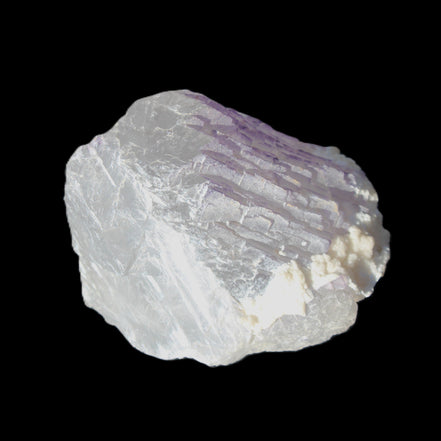 Clear with Violet tinged Fluorite cubic cluster 75*72*55mm 386g in sunlight - Rocks and Things Store