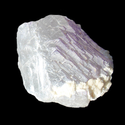 Clear with Violet tinged Fluorite cubic cluster 75*72*55mm 386g in sunlight - Rocks and Things Store