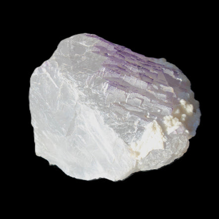 Clear with Violet tinged Fluorite cubic cluster 75*72*55mm 386g in sunlight - Rocks and Things Store