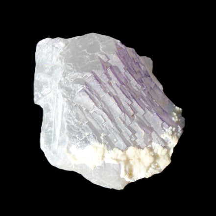 Clear with Violet tinged Fluorite cubic cluster 75*72*55mm 386g in sunlight - Rocks and Things Store