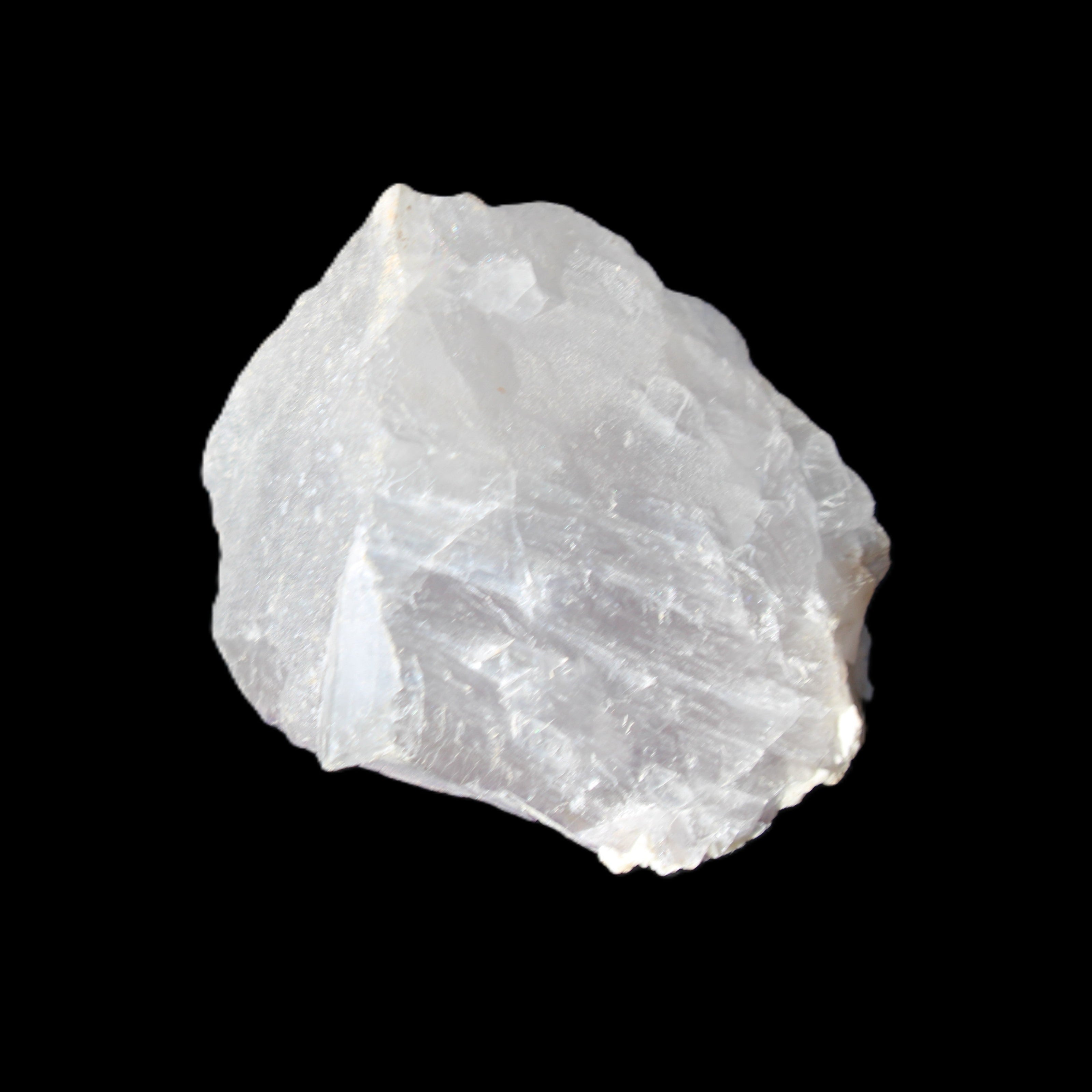 Clear with Violet tinged Fluorite cubic cluster 75*72*55mm 386g in sunlight - Rocks and Things Store
