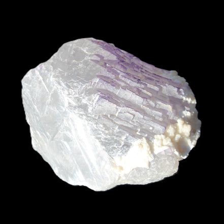 Clear with Violet tinged Fluorite cubic cluster 75*72*55mm 386g in sunlight - Rocks and Things Store