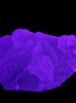 Clear Fluorite cluster 111*51*50mm 306g in UV light - Rocks and Things Store