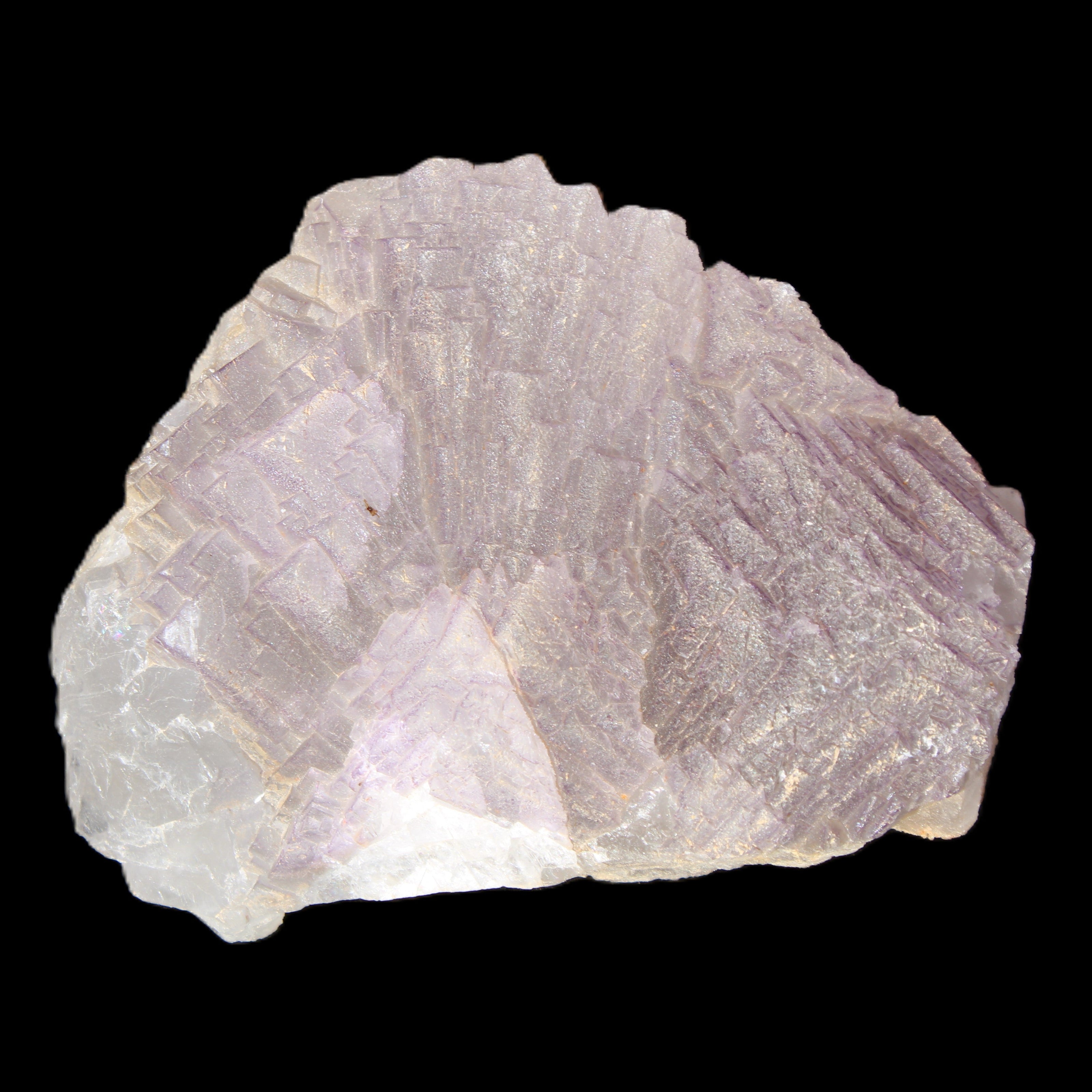 Clear Fluorite stepped cluster 109*80*60mm 654g in sunlight - Rocks and Things Store