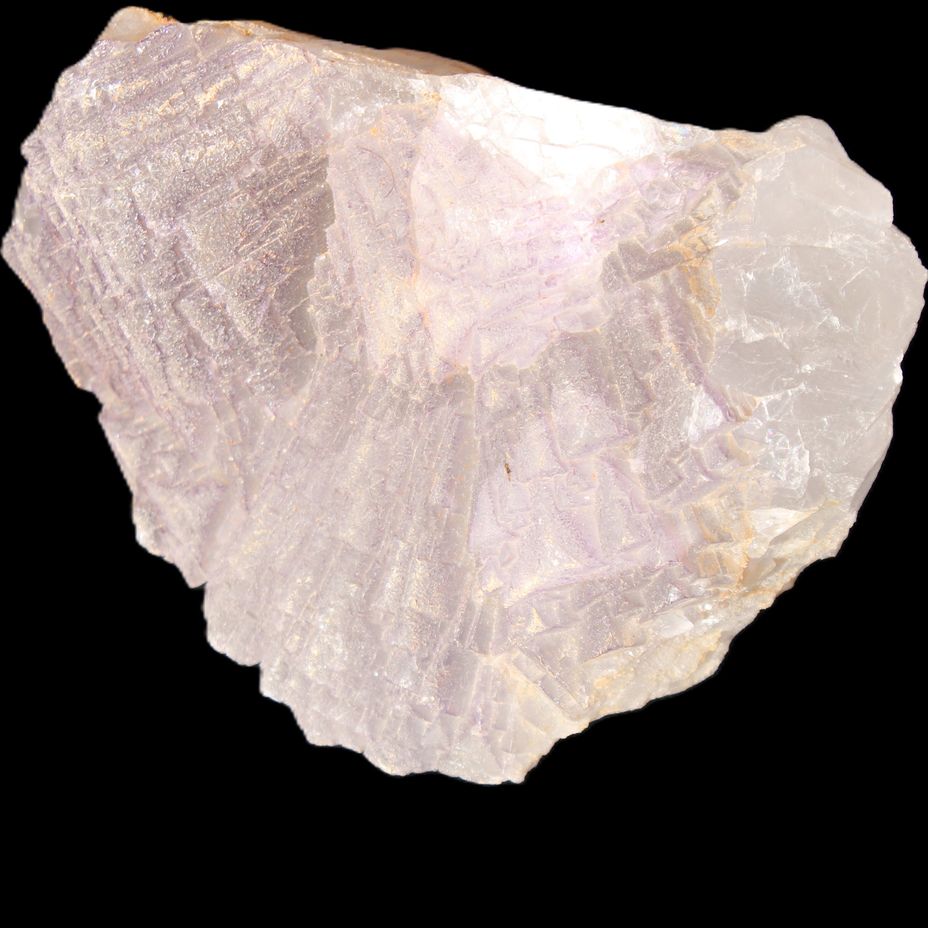 Clear Fluorite stepped cluster 109*80*60mm 654g in sunlight - Rocks and Things Store