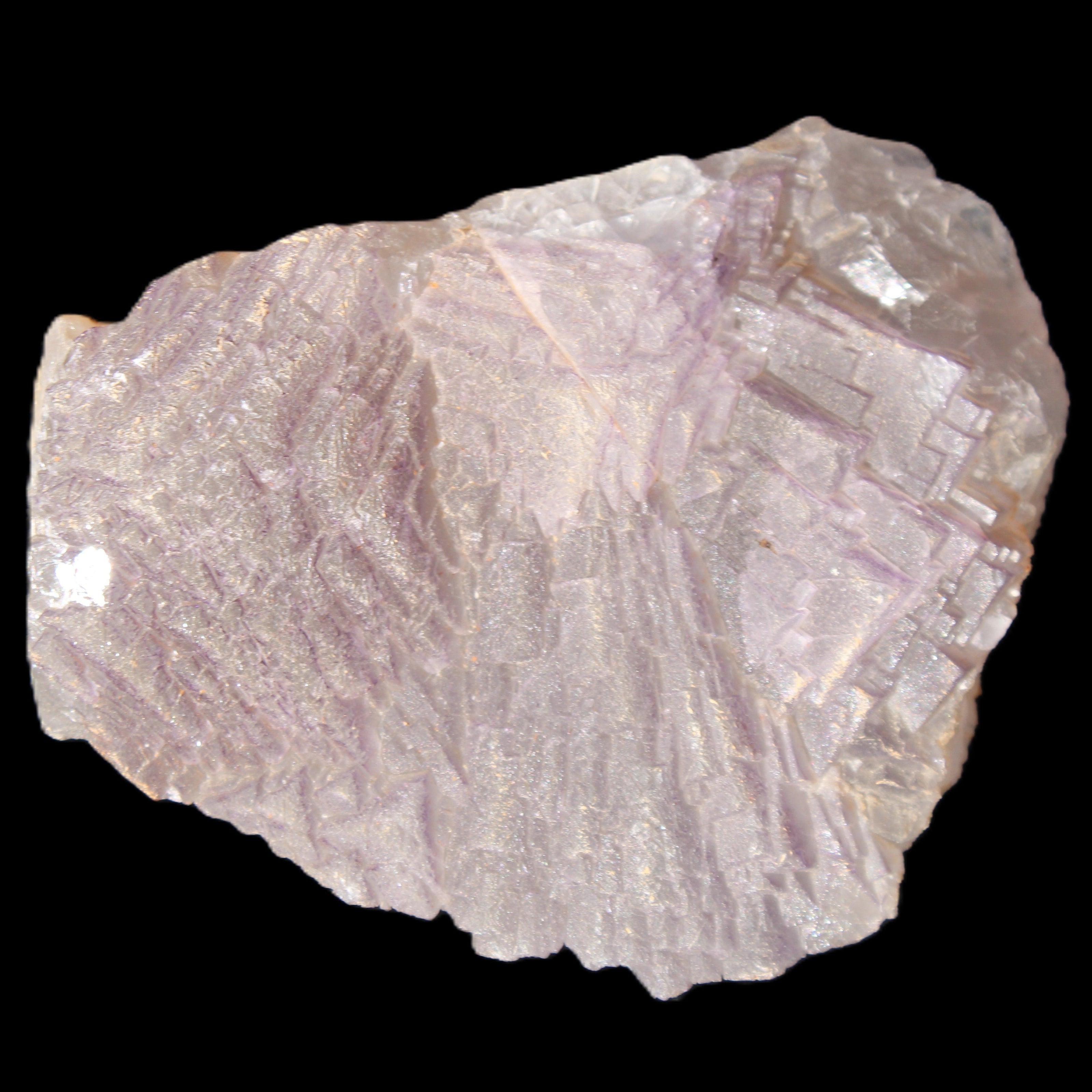 Clear Fluorite stepped cluster 109*80*60mm 654g in sunlight - Rocks and Things Store