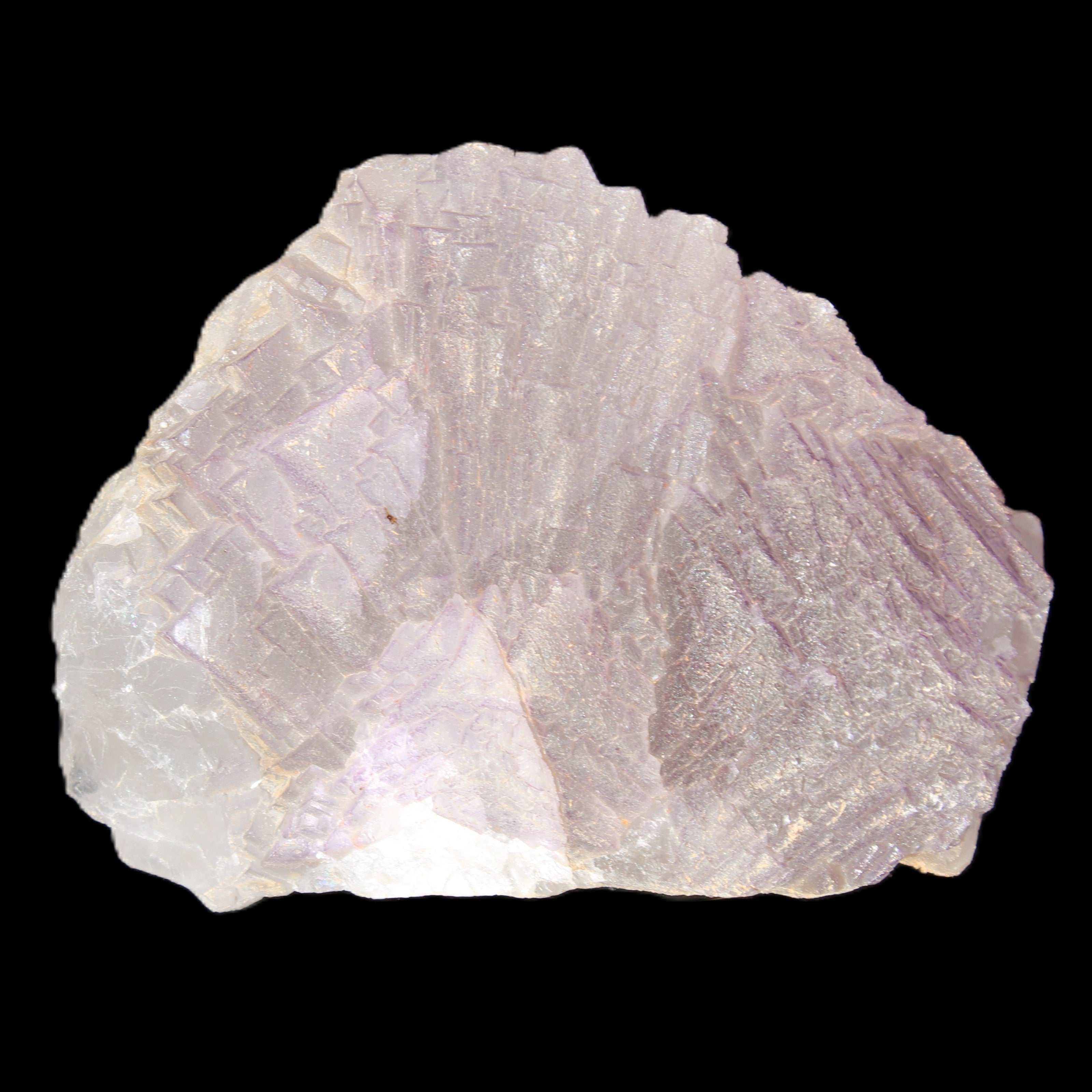 Clear Fluorite stepped cluster 109*80*60mm 654g in sunlight - Rocks and Things Store