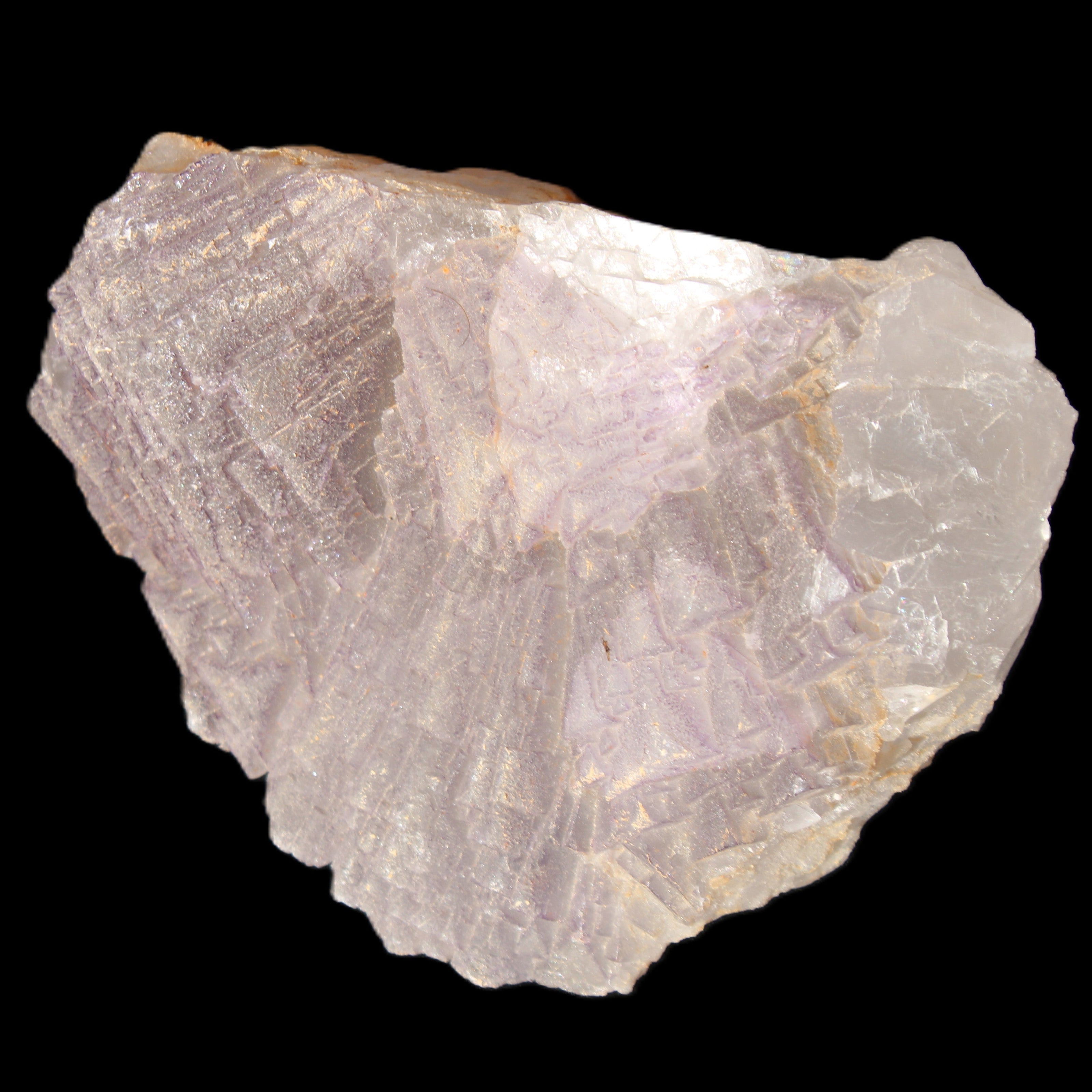 Clear Fluorite stepped cluster 109*80*60mm 654g in sunlight - Rocks and Things Store