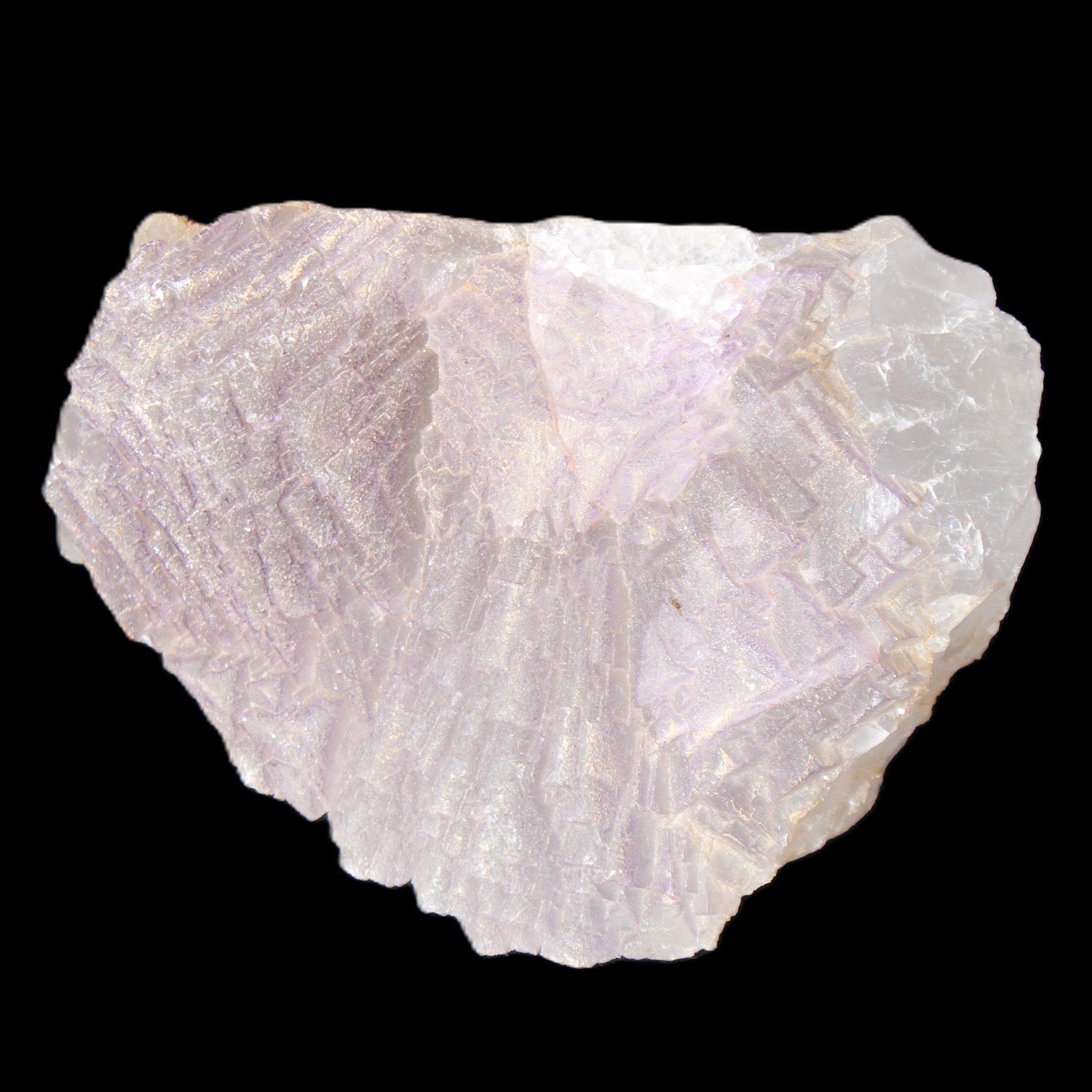 Clear Fluorite stepped cluster 109*80*60mm 654g in sunlight - Rocks and Things Store