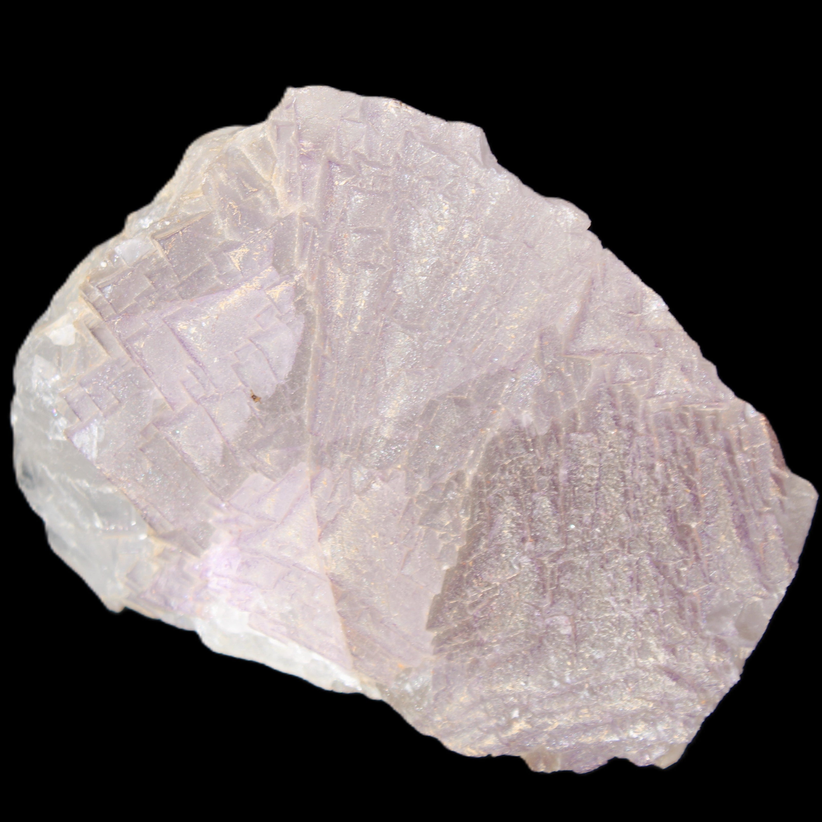 Clear Fluorite stepped cluster 109*80*60mm 654g in sunlight - Rocks and Things Store