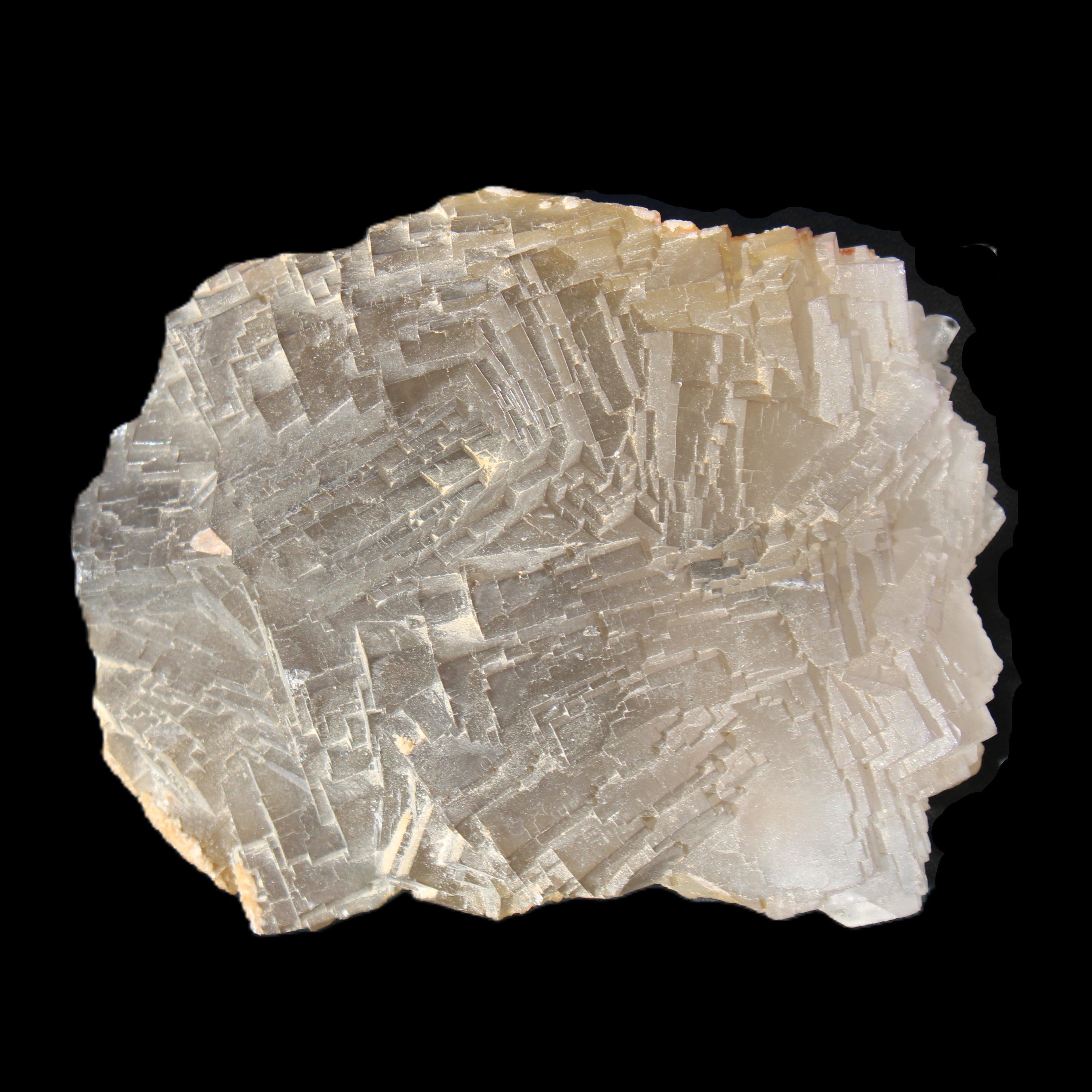 Clear Fluorite cubic stepped cluster 104*72*50mm 660g in sunlight - Rocks and Things Store