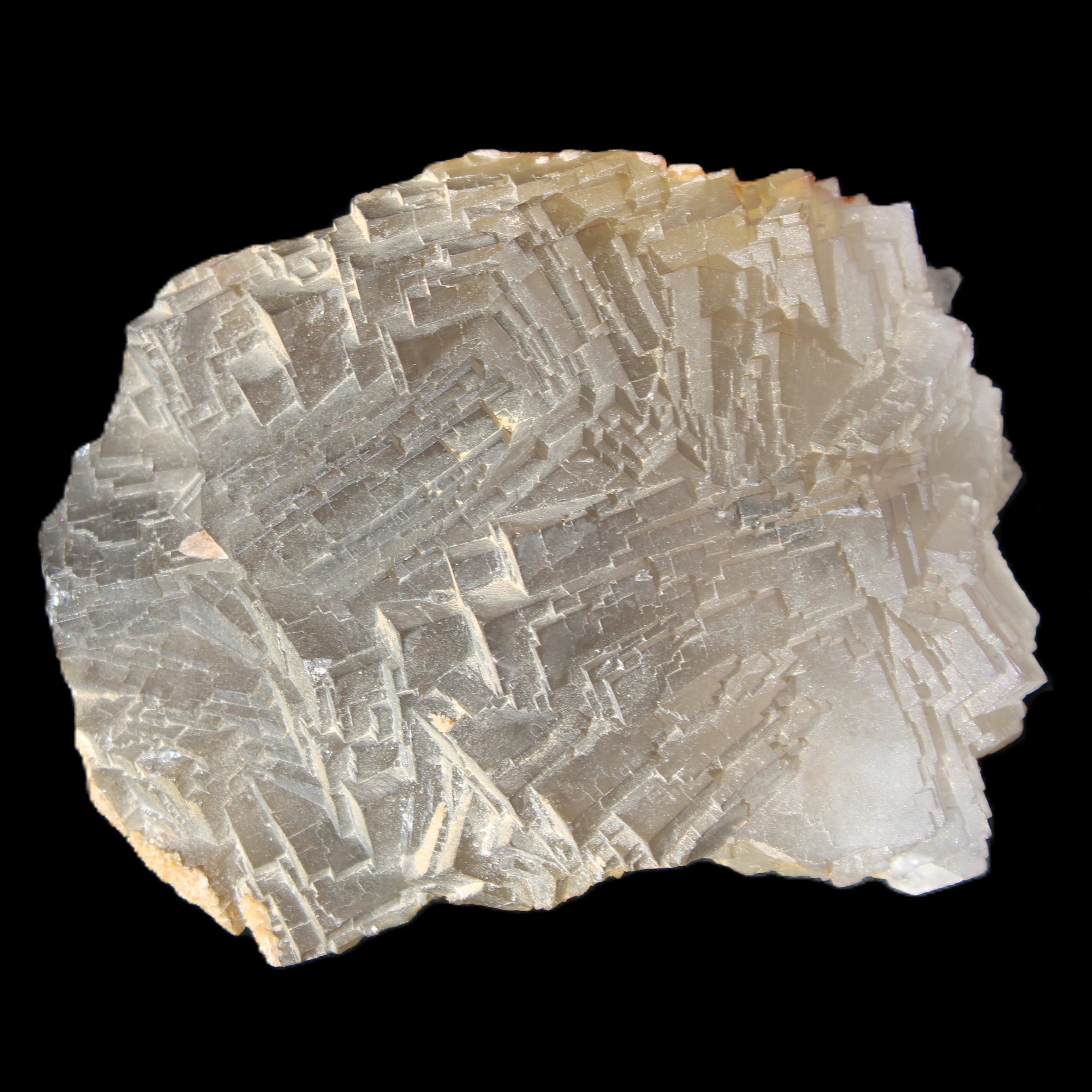 Clear Fluorite cubic stepped cluster 104*72*50mm 660g in sunlight - Rocks and Things Store