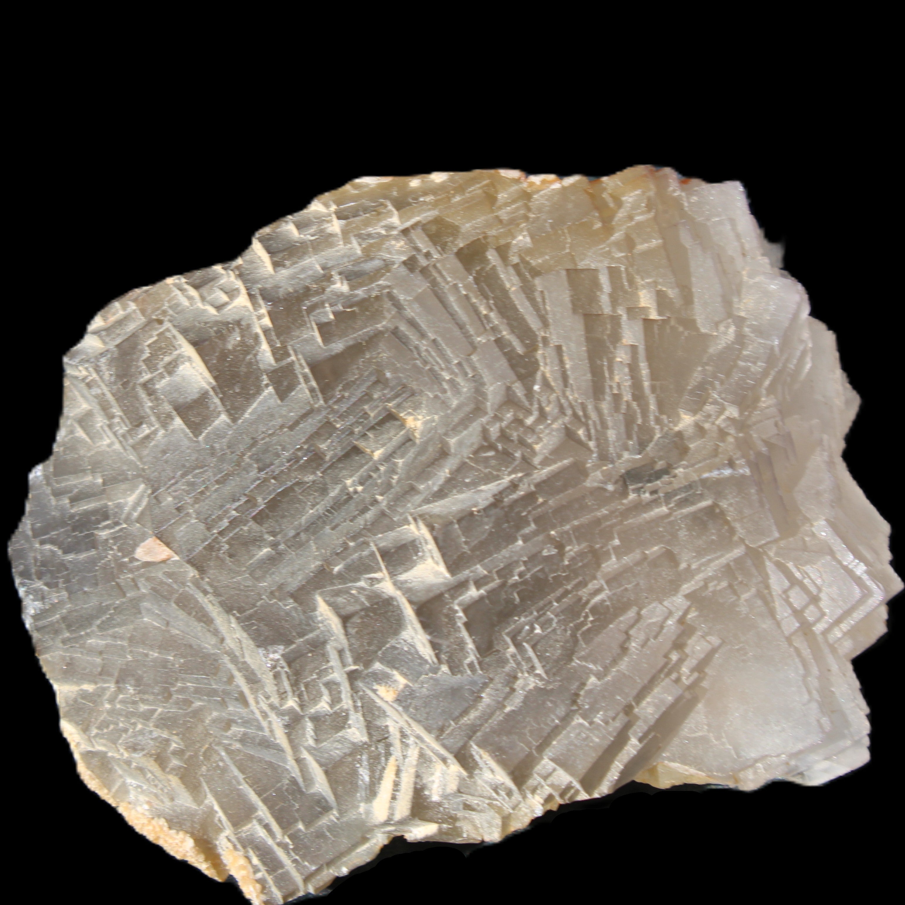 Clear Fluorite cubic stepped cluster 104*72*50mm 660g in sunlight - Rocks and Things Store