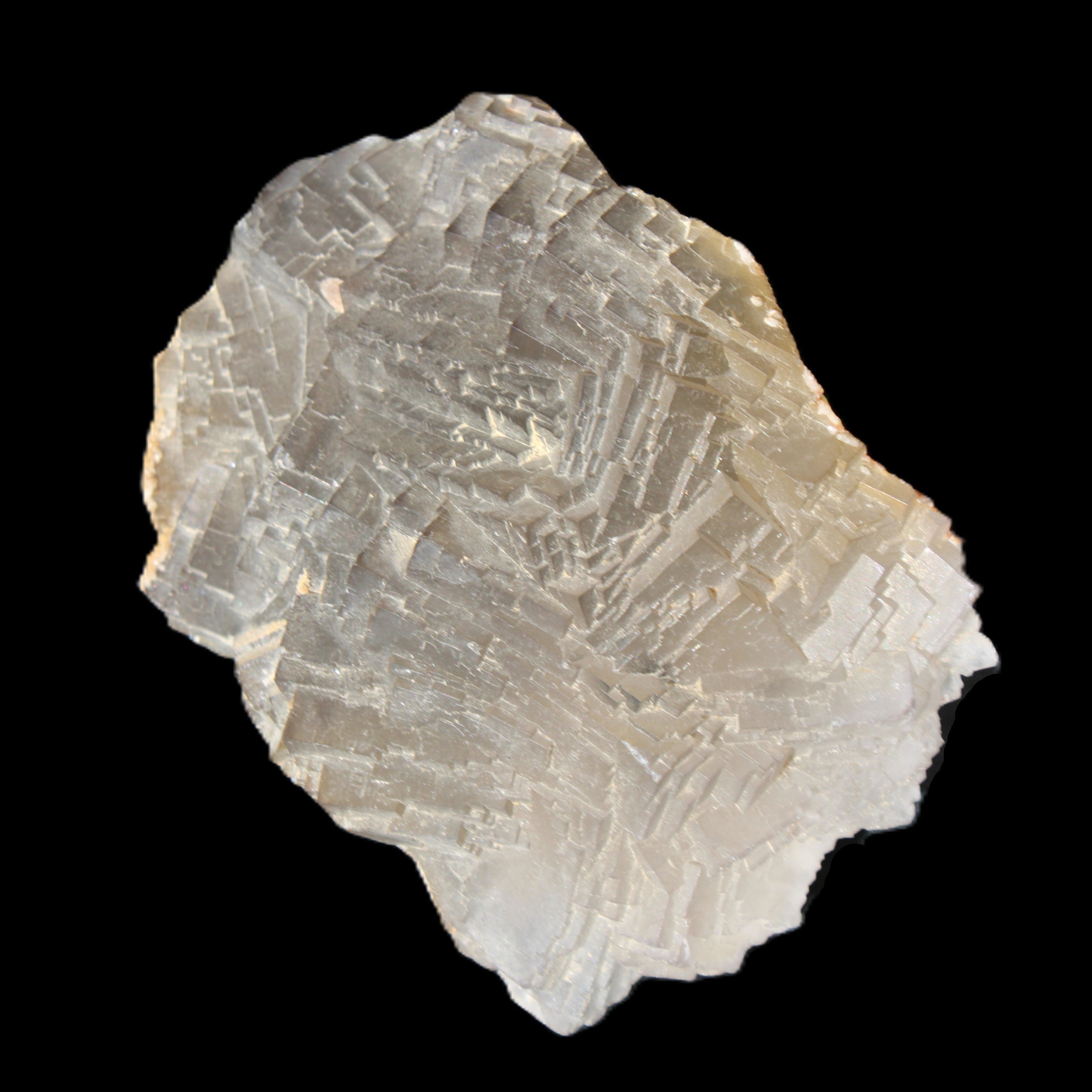 Clear Fluorite cubic stepped cluster 104*72*50mm 660g in sunlight - Rocks and Things Store