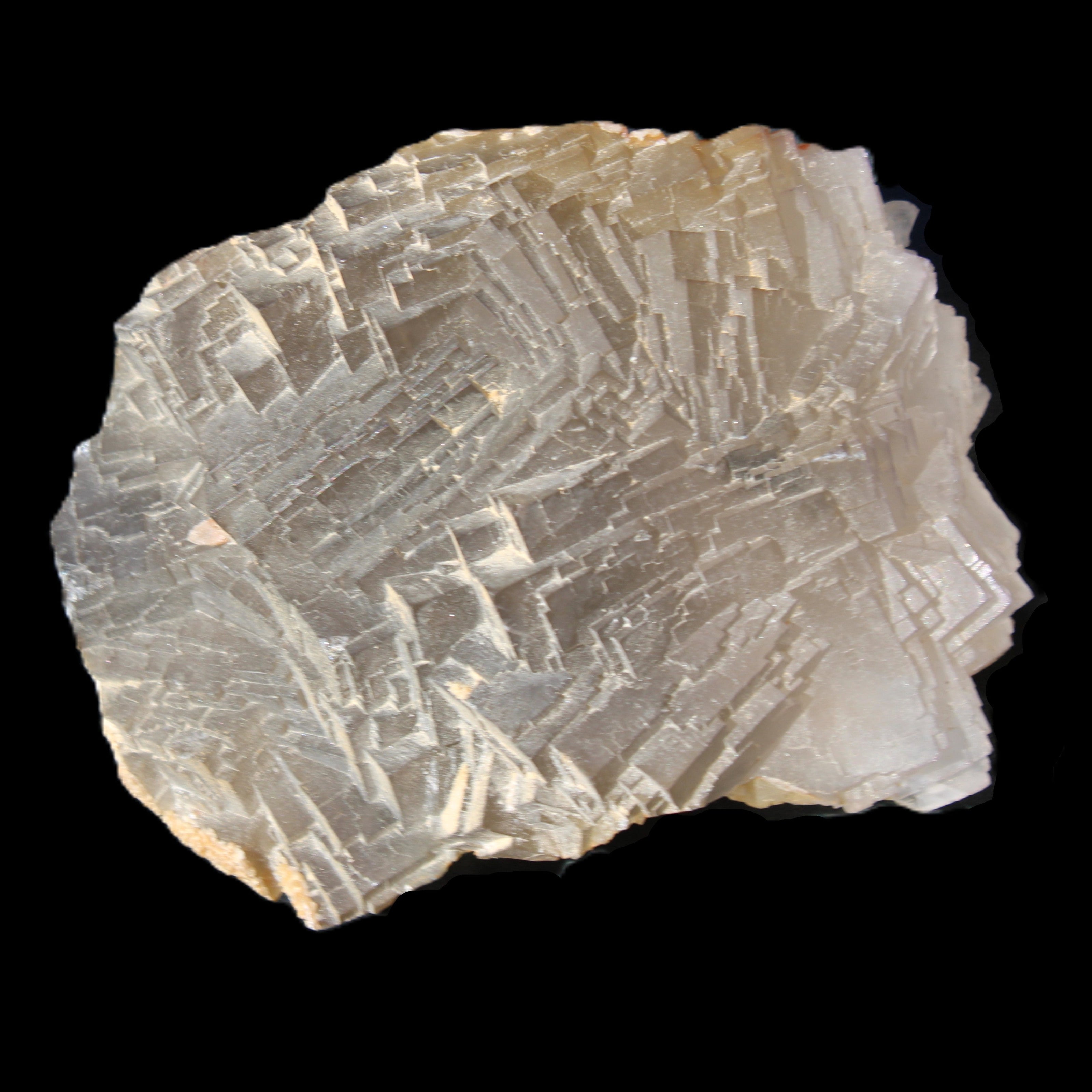 Clear Fluorite cubic stepped cluster 104*72*50mm 660g in sunlight - Rocks and Things Store
