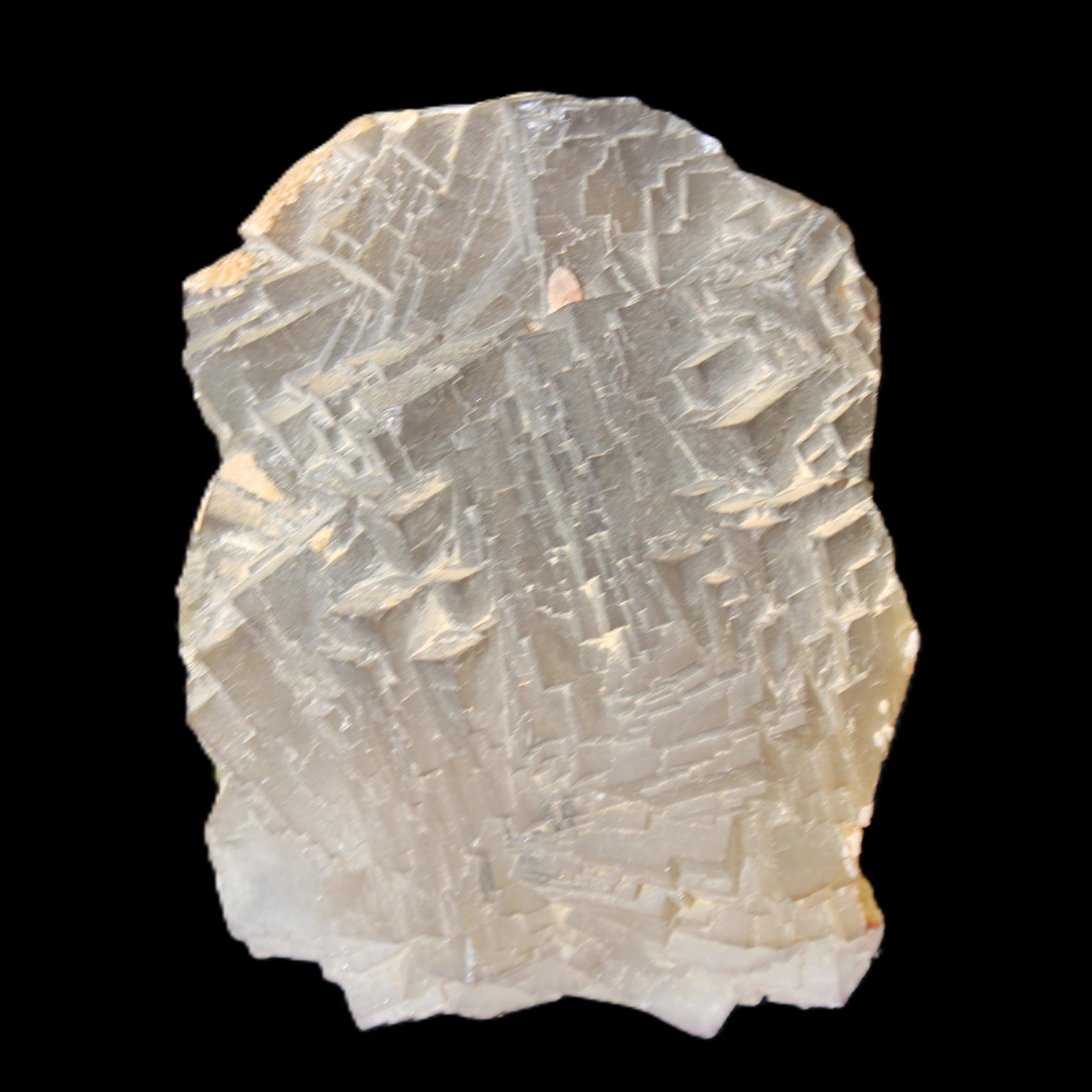 Clear Fluorite cubic stepped cluster 104*72*50mm 660g in sunlight - Rocks and Things Store