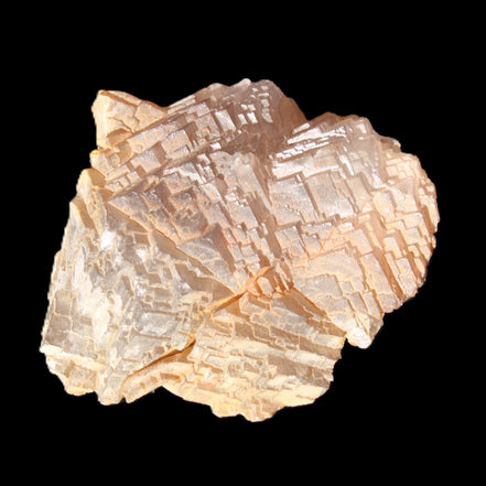 Clear Fluorite stepped cluster 87*80*28mm 238g in sunlight - Rocks and Things Store