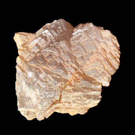 Clear Fluorite stepped cluster 87*80*28mm 238g in sunlight - Rocks and Things Store