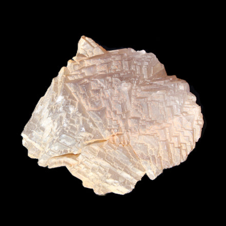 Clear Fluorite stepped cluster 87*80*28mm 238g in sunlight - Rocks and Things Store