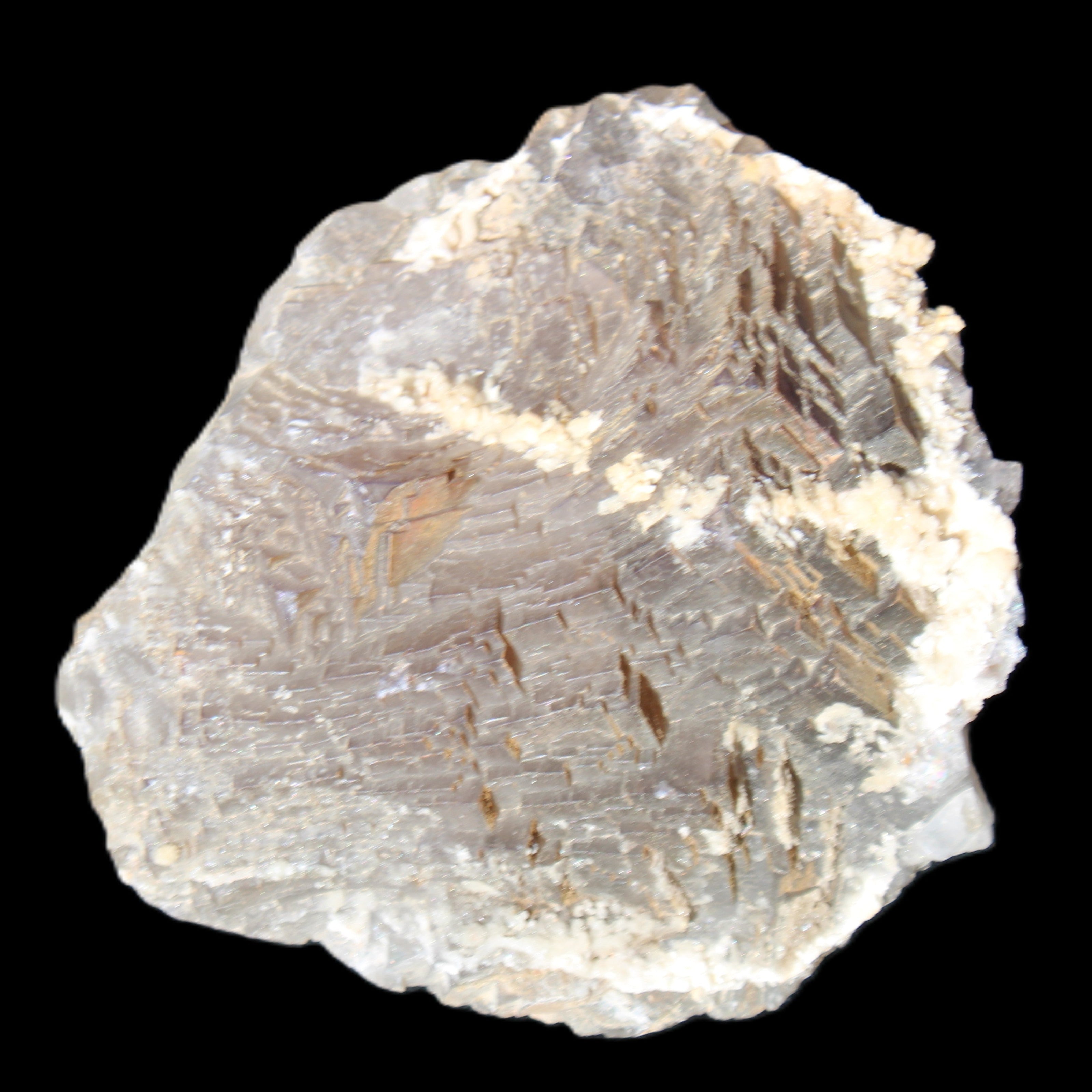 Clear and Coloured Fluorite cluster 110*100*58mm 1056g in sunlight - Rocks and Things Store