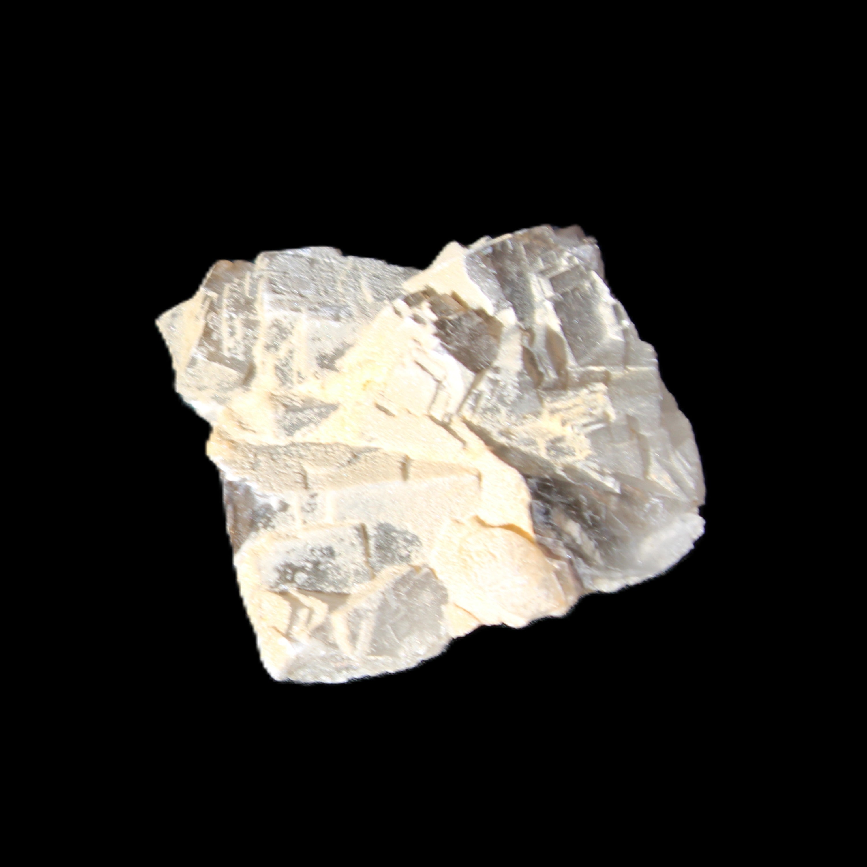 Clear Fluorite cubic cluster45*40*40mm 102g in sunlight - Rocks and Things Store